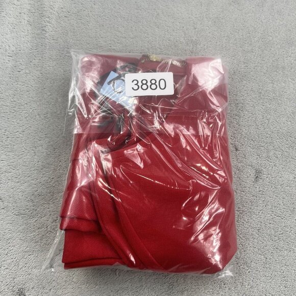 Cynthia Rowley Women XS Red Hots Holiday Glam Dress 7227353 Gold Talon Zipper - Picture 11 of 11